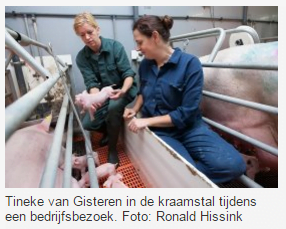 Foto TG in kraamstal